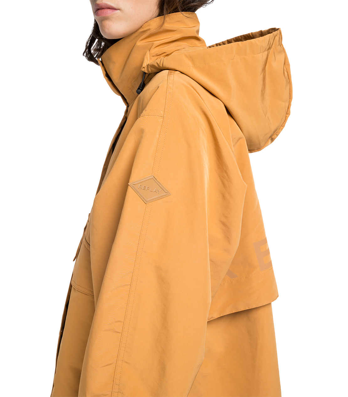 ライトファインポリナイロンシンセティックコンポーネントロングジャケット 詳細画像 ビスケット 6